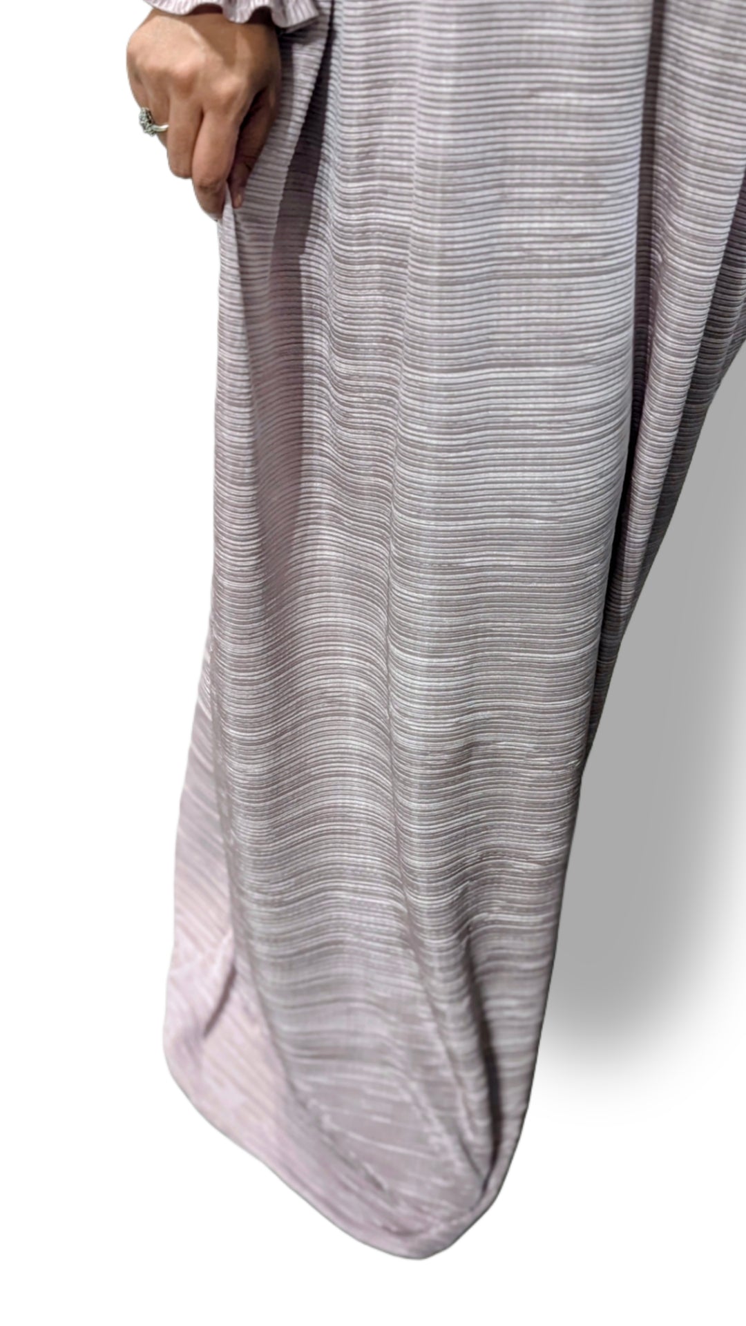Modest Prayer Abaya With Hijab | Pink Pleat