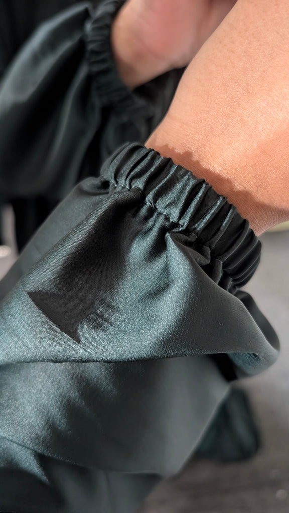 Signature Prayer Abaya With Hijab | Deep Bottle Green
