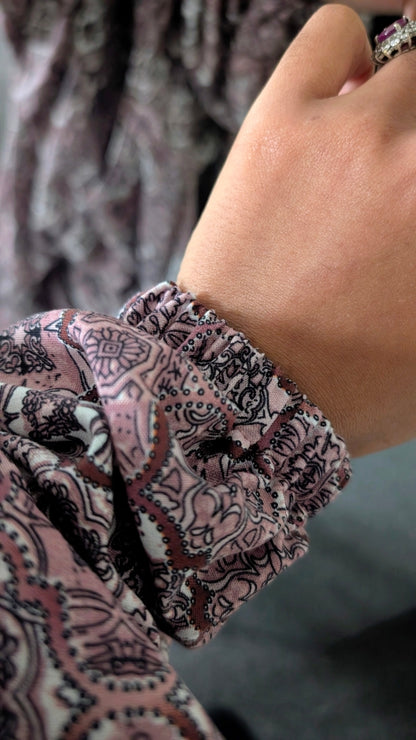 Modest Prayer Abaya With Hijab | Pink Mosaic